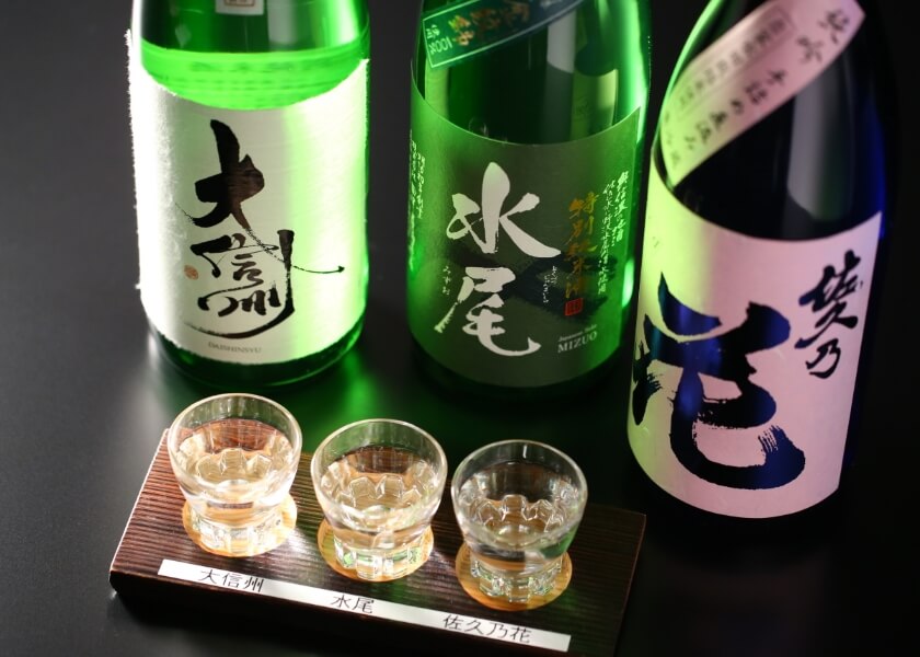 Japanese sake from Shinshu